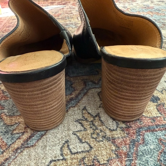 Madewell Harper Mules Black Leather Size 9 - Picture 4 of 5